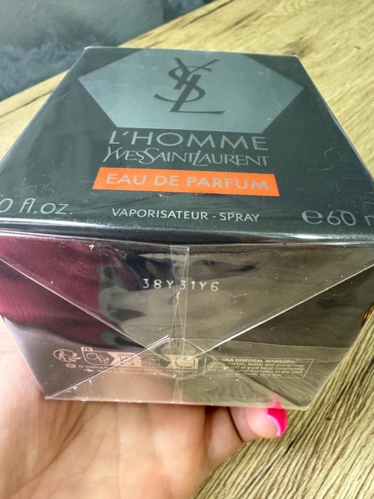 YSL L’Homme 60ml EDP, NOU, 100% original, batch code verificabil