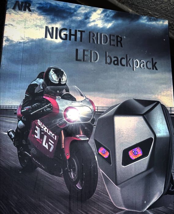 Рюкзак night rider led backpack