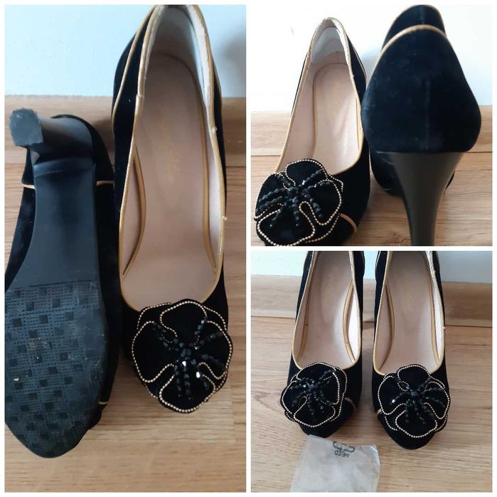 Pantofi negri eleganti