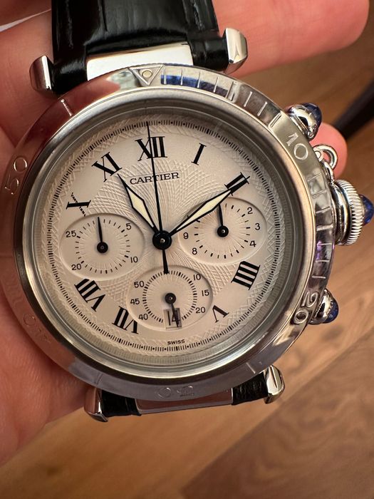 Cartier Pasha Chronograph Automatic 38mm - перфектно сьстояние