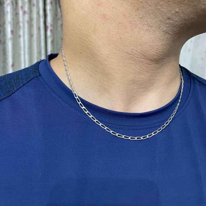 Серебряная мужская цепочка. Серебро 925. Не чернеет. Есть доставка.