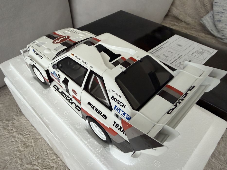 Macheta Audi Quattro Sport S1 - Pikes Peak, AUTOArt, 1/18