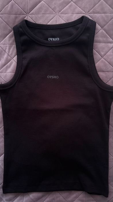 Черен топ Oysho