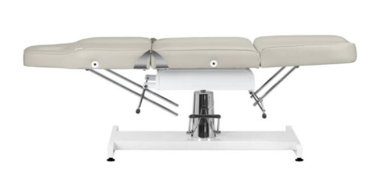 Pat/scaun cosmetică hidraulic Basic 210, alb