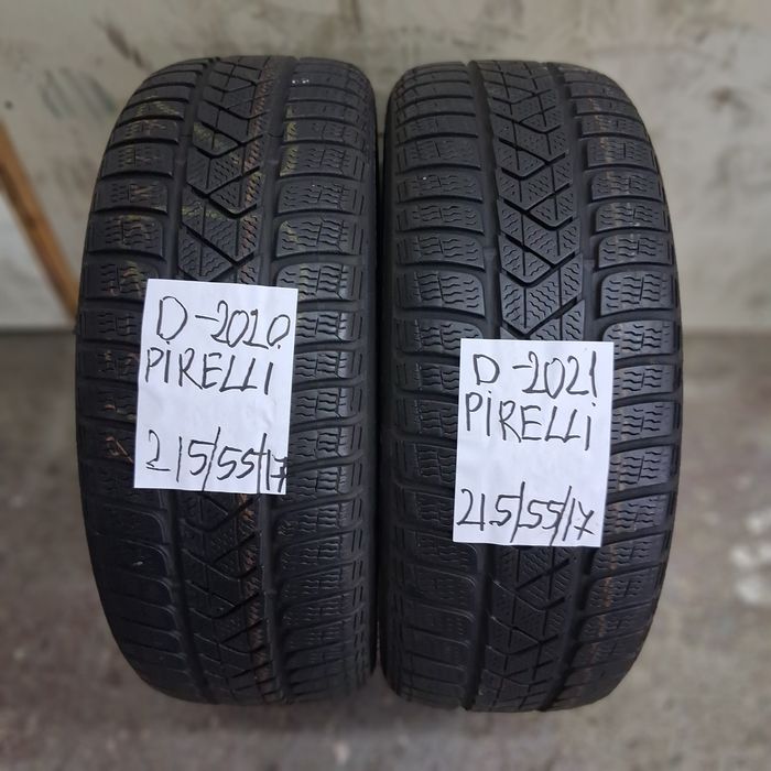 2×215/55/17 M+S.PIRELLI 2020.Stare excelenta.