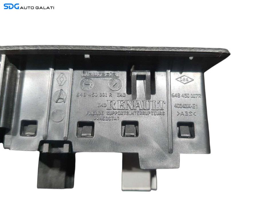 Panou Buton Butoane Reglaj Faruri Start Stop ESP Renault Megane 3 2008 - 2016 Cod 648450007R 648450001R 88020009 [N3117]