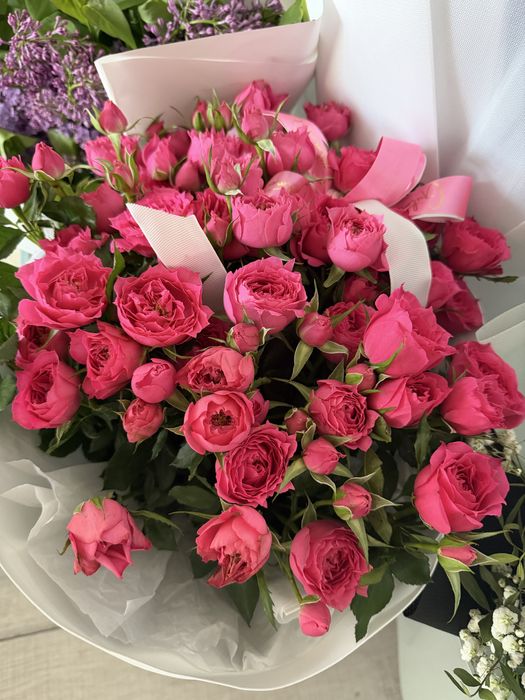 Цветы букет розы