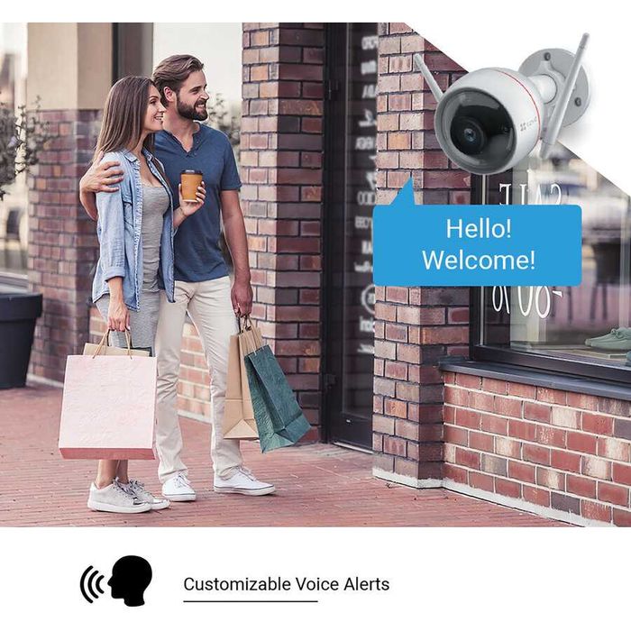 Camera supraveghere WIFI, Ezviz C3W cu alarma, REDUS de la 465RON