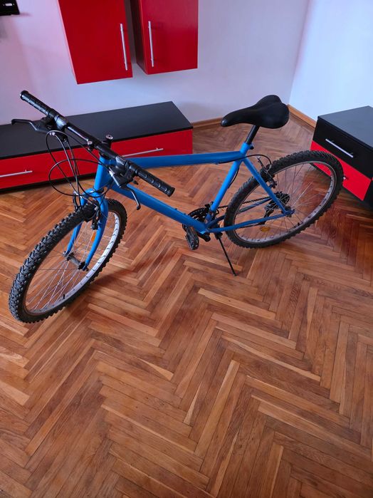 Bicicleta MTB DHS 26'' + MTB Btwin 20'' albastre