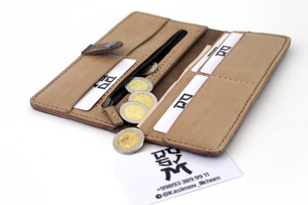 Кошелёк Лонгер/Karmon 100% натуральная кожа