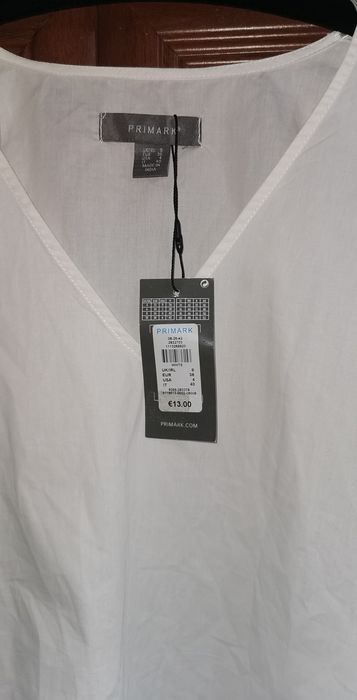 Bluza Primark, India alba cu broderie