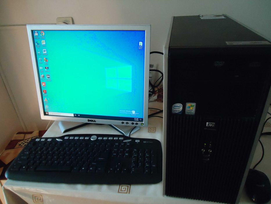Calculator hp intel core duo + monitor hp