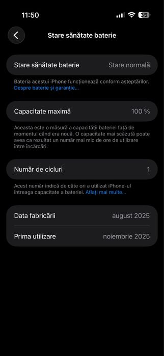 Telefon mobil Apple Iphone 17 Air, 256 GB, 5G, Space Black