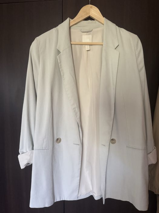 Тънко ментово сако H&M