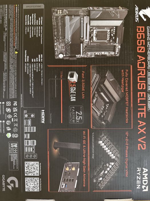Placa de baza Gigabyte B650 AORUS ELITE AX V2