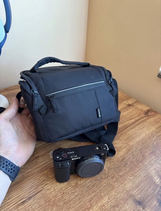 Sony ZVE-10, чанта, микрофон.