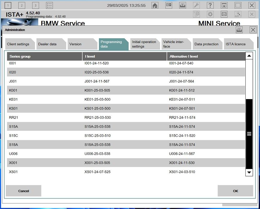 Soft Instalare PC BMW ISTA D ISTA P INPA ESYS Psdzdata Full 2025ITPCC