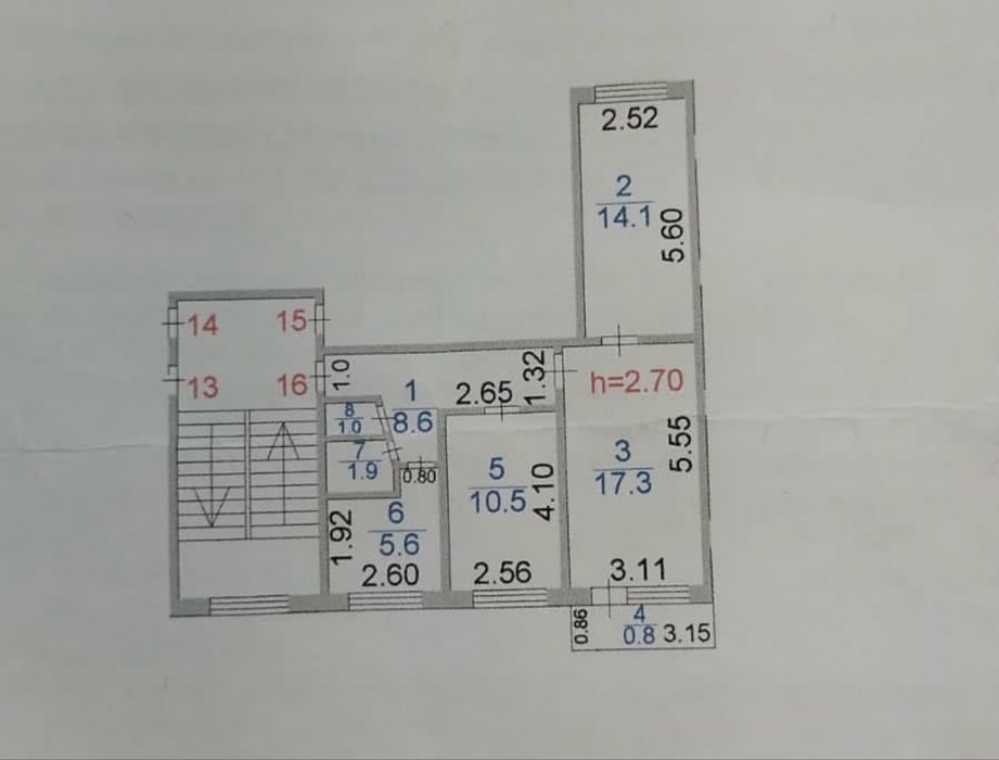 Продам 3 комнатную квартиру