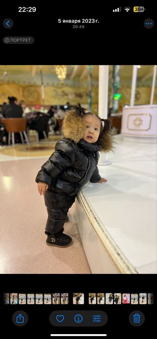 Продам детский комбез Moncler