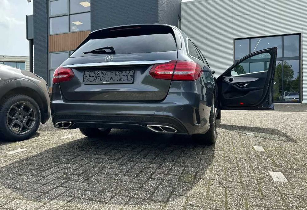 AMG стил накрайници за Мерцедес Mercedes черни и хром