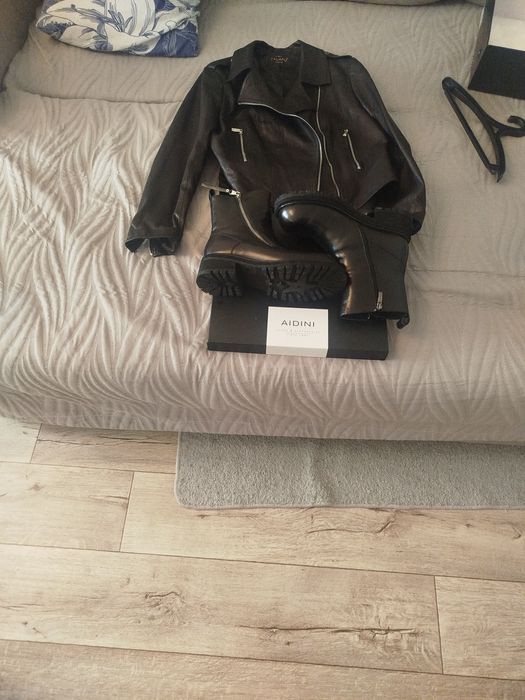 Мода и стиль продам кожаную куртку и зимние ботинки