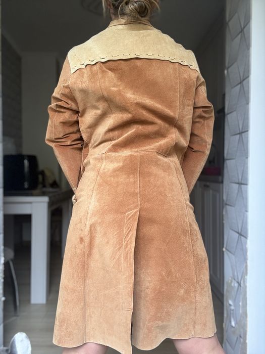Palton Vintage piele întoarsă