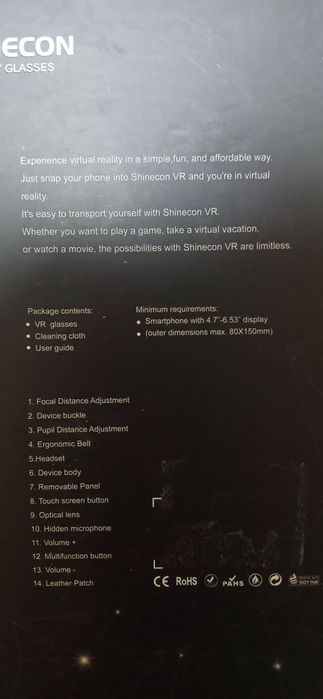Продам vr очки для телефона