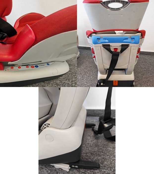 Scaun Auto ISOFIX 9-36 kg Kindercraft-negru Cocolle-rosu