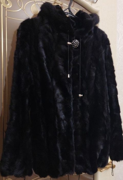 Шуба мутон-леопард, норка, пуховик