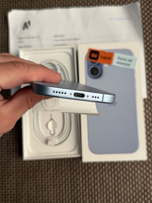 iPhone 17 256GB *КАТО НОВ*Mist Blue ГАРАНЦИЯ•ЛИЗИНГ TBI 27€/м