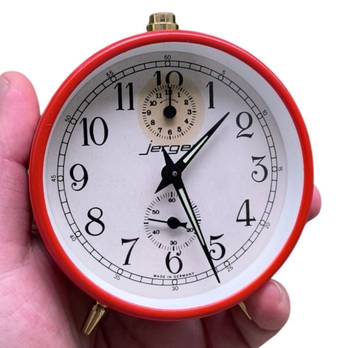 Немски механичен будилник Jerger (обслужен)