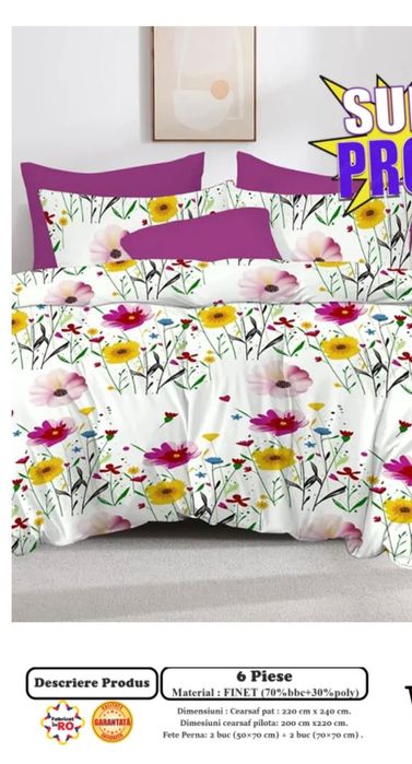 Lenjerii și pătuț cocolino pentru pat