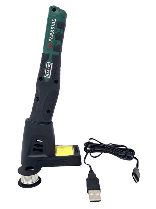 Set pistol de lipit letcon portabil, fara fir, cu acumulator, PARKSIDE