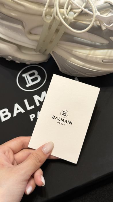Balmain Unicorn Белые кроссовки