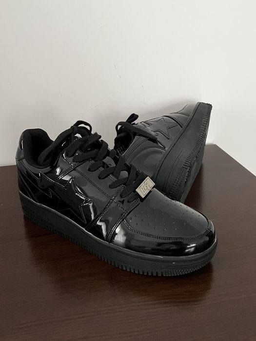 Vand pereche  BAPESTA low patent black