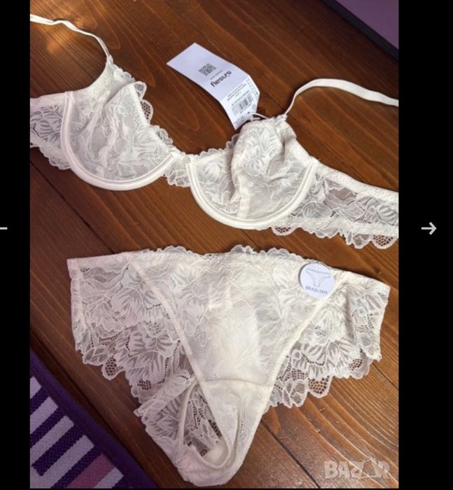 Комплект сутиен 75А  и бразилки размер М
