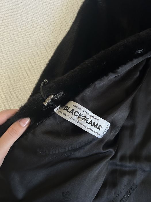 Норковая шуба Blacklama