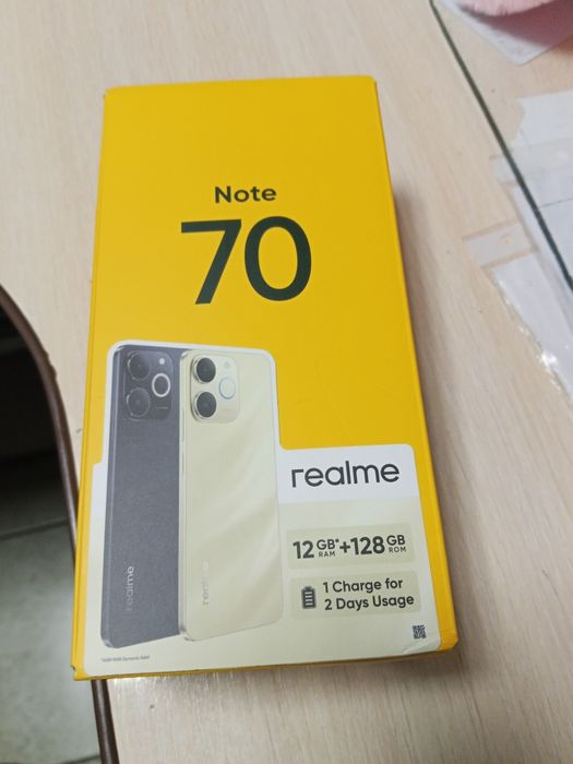 Realme note 70 новый продаю