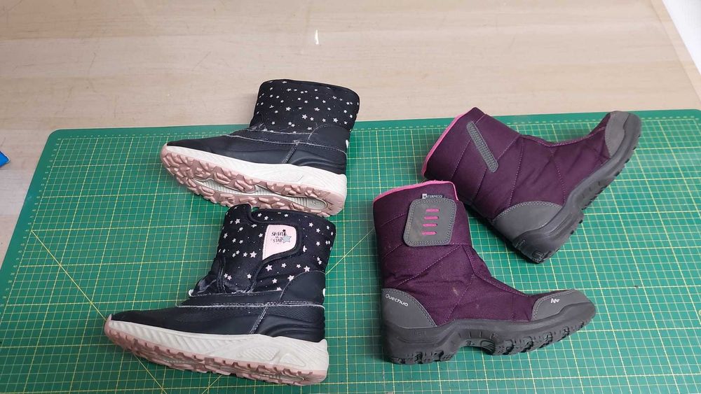 Cizme ghete impermeabile zapada copii fete 32 33 decathlon QUECHUA
