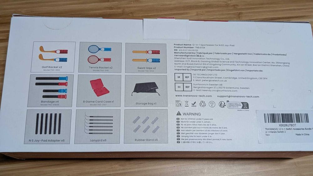 Комплект аксесоари 12в1 Nintendo Switch 1 / OLED / NS2 - голф стикове, мечове, тенис motion controller представки