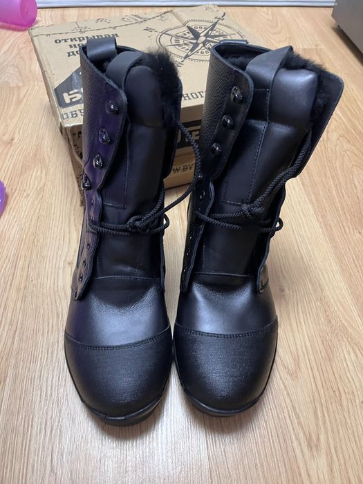 Берцы, ботинки мужские, черные 42 размера