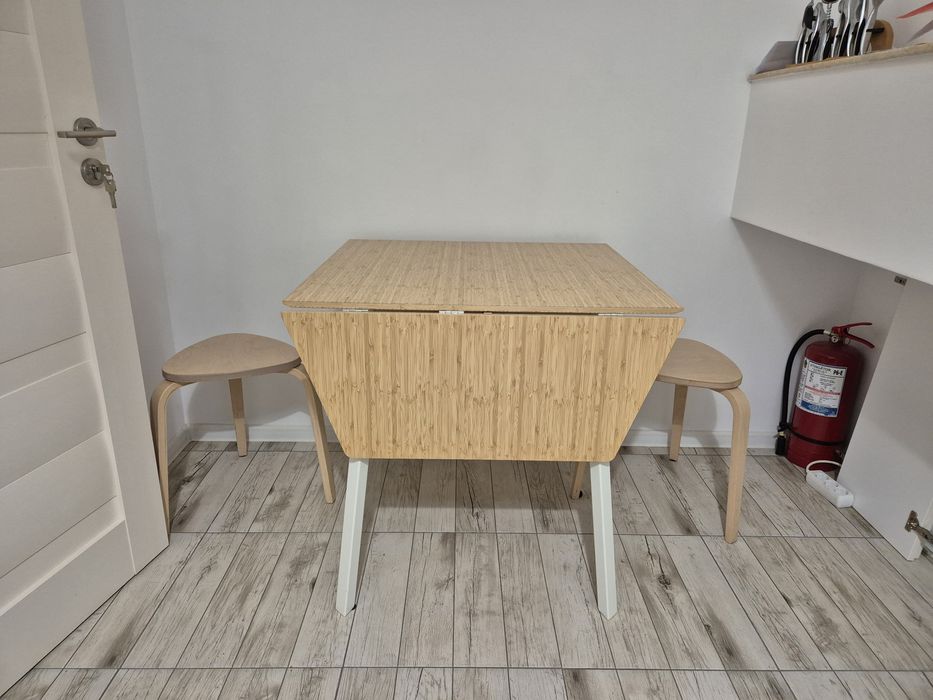 IKEA PS 2012 Masă extensibilă bambus + metal