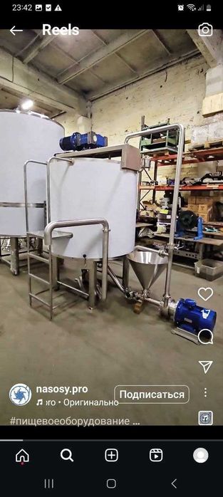 Линия производства фруктово-ягодных начинок,  кремов, глазурей, сиропа