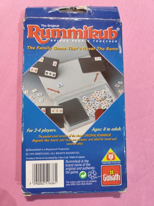 Rummikub original game magnetic remi rummy