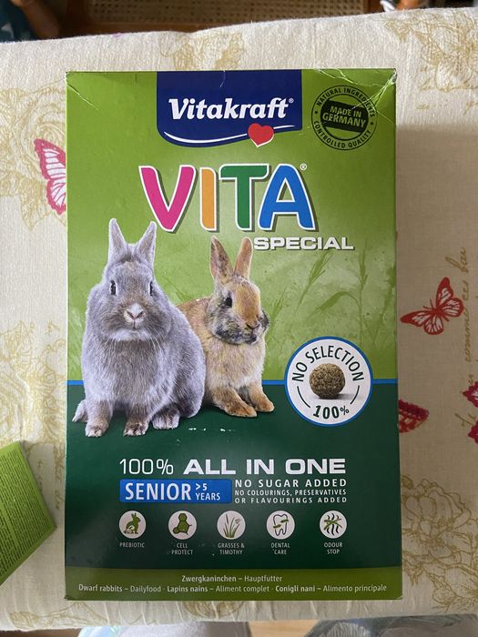 Mâncare iepuraș senior