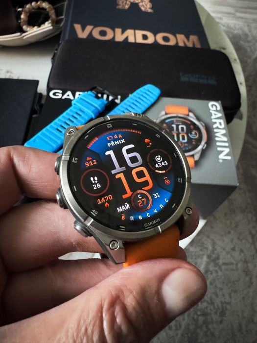 часы Garmin Fenix 8 47mm Amoled/Sapphire/Titanium