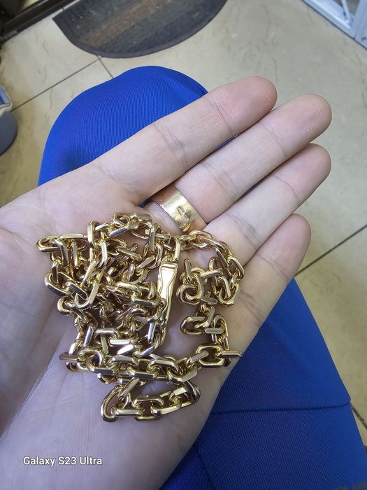 Цепочка якорная золото 585°