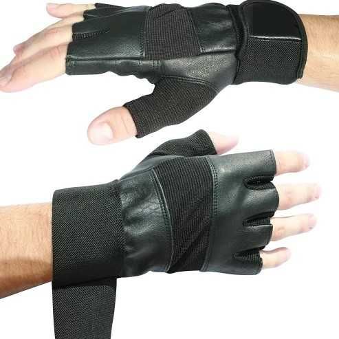 Кожени фитнес ръкавици - ръкавици за колело