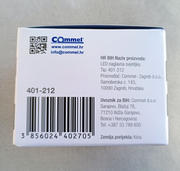 Lanterna led de cap Commel 401-212 5W cu senzor