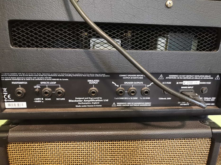 Лампов усилвател за китара Blackstar Studio ht20